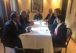 شكري يبحث مع اللجنة اليهودية الأمريكية سبل استئناف عملية السلام