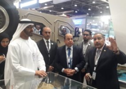 الشيخ محمد بن زايد يتفقد جناح “الإنتاج الحربى” بمعرض “IDEX2019” بأبو ظبى