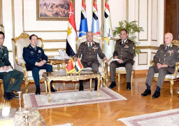 الفريق أول محمد زكي يلتقي وزير دفاع الصين