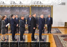 الرئيس عبد الفتاح السيسي تسلم اليوم اوراق اعتماد خمسة عشر سفيراً جديداً