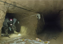 اكتشاف وتدمير 9 فتحات لأنفاق على الشريط الحدودى بشمال سيناء