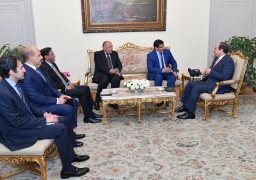 الرئيس السيسى يستقبل المبعوث الشخصي للرئيس الموريتاني