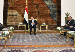 الرئيس السيسي يستقبل السيسي السيد توت جاتلوك مستشار رئيس جنوب السودان للشئون الأمنية