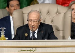 السبسى: مبادرة للحل السياسى فى ليبيا بالاشتراك مع مصر والجزائر