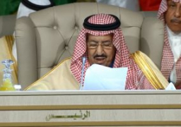 العاهل السعودى بالقمة العربية: القضية الفلسطينية تتصدر اهتمامات المملكة