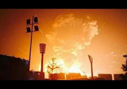 انفجار مصنع كيمياويات في شرق الصين