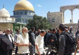 309 مستوطنين يقتحمون المسجد الأقصى من جهة باب المغاربة