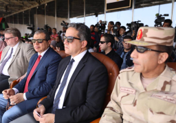 بالصور … الاحتفال بمرور 100 عام على تاسيس منظمة العمل الدولي بزرع 100 شجرة بالمتحف المصري الكبير.