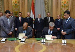 بالصور … العصار والمصيلحى يشهدان توقيع مذكرة تفاهم مع شركة ” سيلينجرو بروم” البيلاروسية
