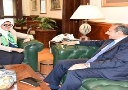 وزيرة الصحة تبحث التعاون مع رئيس مجلس إدارة البنك الأهلي المصرى