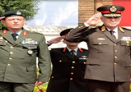 الفريق / محمد فريد رئيس أركان حرب القوات المسلحة يلتقى قائد الحرس الوطنى القبرصى