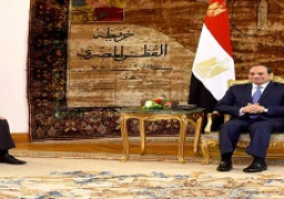 السيسى يستقبل رئيس مجلس النواب القبرصى ديميترس سيلوريس