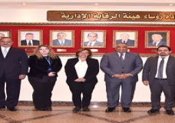 اللواء أركان حرب شريف سيف الدين رئيس هيئة الرقابة الإدارية يستقبل رئيس المستشارين الفنيين ببرنامج الأمم المتحدة الإنمائي
