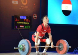 أحمد عاشور يحصد 3 ذهبيات ببطولة أفريقيا لرفع الأثقال