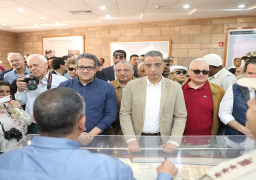 محافظ سوهاج ووزير الآثار يفتتحان مركز الزوار ومشروع”الأزوريون” بأبيدوس