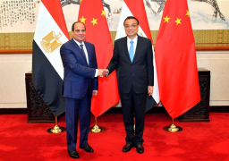 الرئيس السيسى ورئيس وزراء الصين يبحثان سبل تعزيز العلاقات الثنائية