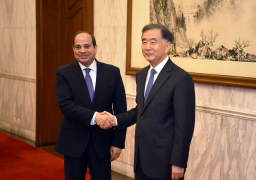 الرئيس السيسى يلتقى رئيس المجلس الاستشارى الصينى