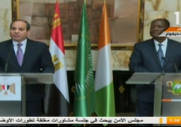 السيسي: أعتز بأن أكون اول رئيس مصري يقوم بزيارة كوت ديفوار