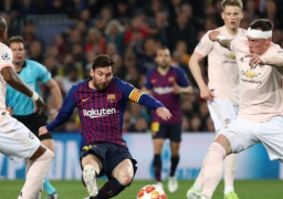 برشلونة تهزم مانشستر يونايتد بثلاثية نظيفة وتتأهل لنصف نهائى البريميرليج