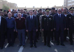 وزير الداخلية يتقدم الجنازة العسكرية للشهيد ماجد عبد الرازق معاون مباحث النزهة