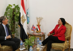 وزيرة البيئة تناقش مع السفير البريطاني ترتيبات “تحالف التكيف”