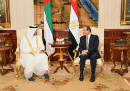 الرئيس السيسي يستقبل سمو الشيخ محمد بن زايد آل نهيان ولي عهد ابوظبي