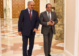 الرئيس السيسي يؤكد دعم مصر لجهود مكافحة الارهاب والجماعات والميليشيات المتطرفة لتحقيق الأمن والاستقرار في ليبيا