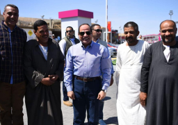 بالصور.. جولة الرئيس السيسي التفقدية شملت منطقة النخيل بنهاية محور المشير والتي تم تطويرها من قبل الشركة الوطنية للطرق