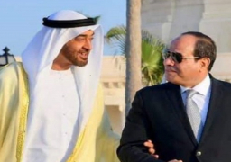 الرئيس السيسي يستقبل ولي عهد أبو ظبي اليوم
