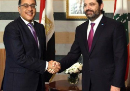 “مدبولي” ينقل تحيات الرئيس السيسي للبنان قيادة وشعبَا