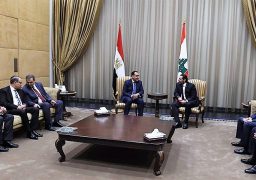 مدبولي ينقل تحيات الرئيس السيسي للقيادة والشعب اللبناني