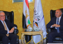 وزير النقل يبحث مع السفير الايطالى سبل التعاون المشترك
