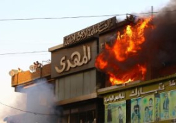 وزيرة الصحة : 6 حالات فقط بالمستشفيات وإسعاف 45 مصاب فى حريق حى الموسكى