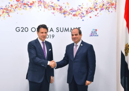 الرئيس يلتقي برئيس الوزراء الإيطالى على هامش انعقاد أعمال قمة مجموعة العشرين