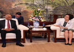 عبد العال يلتقى مديرة لجنة شنغهاى لمجلس نواب الشعب الصيني