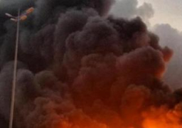 السيطرة على حريق ضخم في سوق الخضار بالعتبة