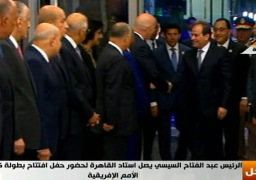 الرئيس السيسى يصل ستاد القاهرة لافتتاح أمم أفريقيا 2019