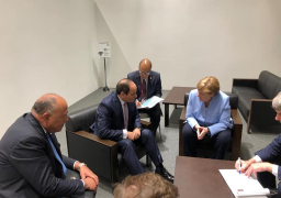 السيسي يلتقى انجيلا ميركل على هامش أعمال قمة العشرين باليابان