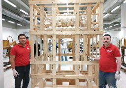 بالصور..المتحف المصرى الكبير يستقبل 155 قطعة اثرية