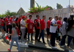 بدء توافد الجماهير على إستاد القاهرة لمؤازرة الفراعنة أمام زيمبابوي