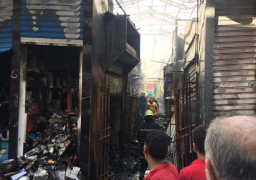 تشكيل لجنة هندسية ومالية لحصر خسائر حريق العتبة
