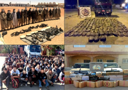 “حرس الحدود”: ضبط مليون و185 ألف قرص مخدر وكميات من الأسلحة والذخائر