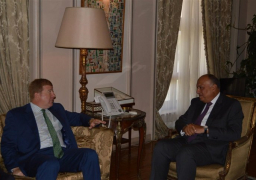 بالصور … وزير الخارجية يستقبل نائب رئيس غرفة التجارة الأمريكية