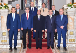 بالصور .. الرئيس السيسي يستقبل رؤساء الوفود المشاركين في الاجتماع الوزاري الثاني لمنتدى غاز شرق المتوسط بقصر المنتزه بالإسكندرية