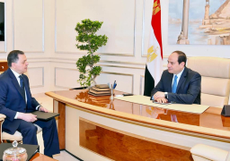 الرئيس عبد الفتاح السيسي يلتقي بالسيد محمود توفيق وزير الداخليه