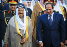 الرئيس السيسى يبحث هاتفياً مع أمير الكويت تطورات القضايا الإقليمية