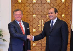 الرئيس السيسي يستقبل اليوم عبد الله الثاني ملك الأردن