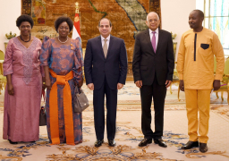 الرئيس السيسي يستقبل رئيسة البرلمان الأوغندي