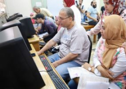مكتب التنسيق يجرى أعمال فرز وترتيب رغبات طلاب المرحلة الأولى