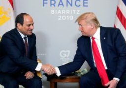 الرئيس السيسي يؤكد لترامب على مواصلة التعاون والتفاهم بين البلدين